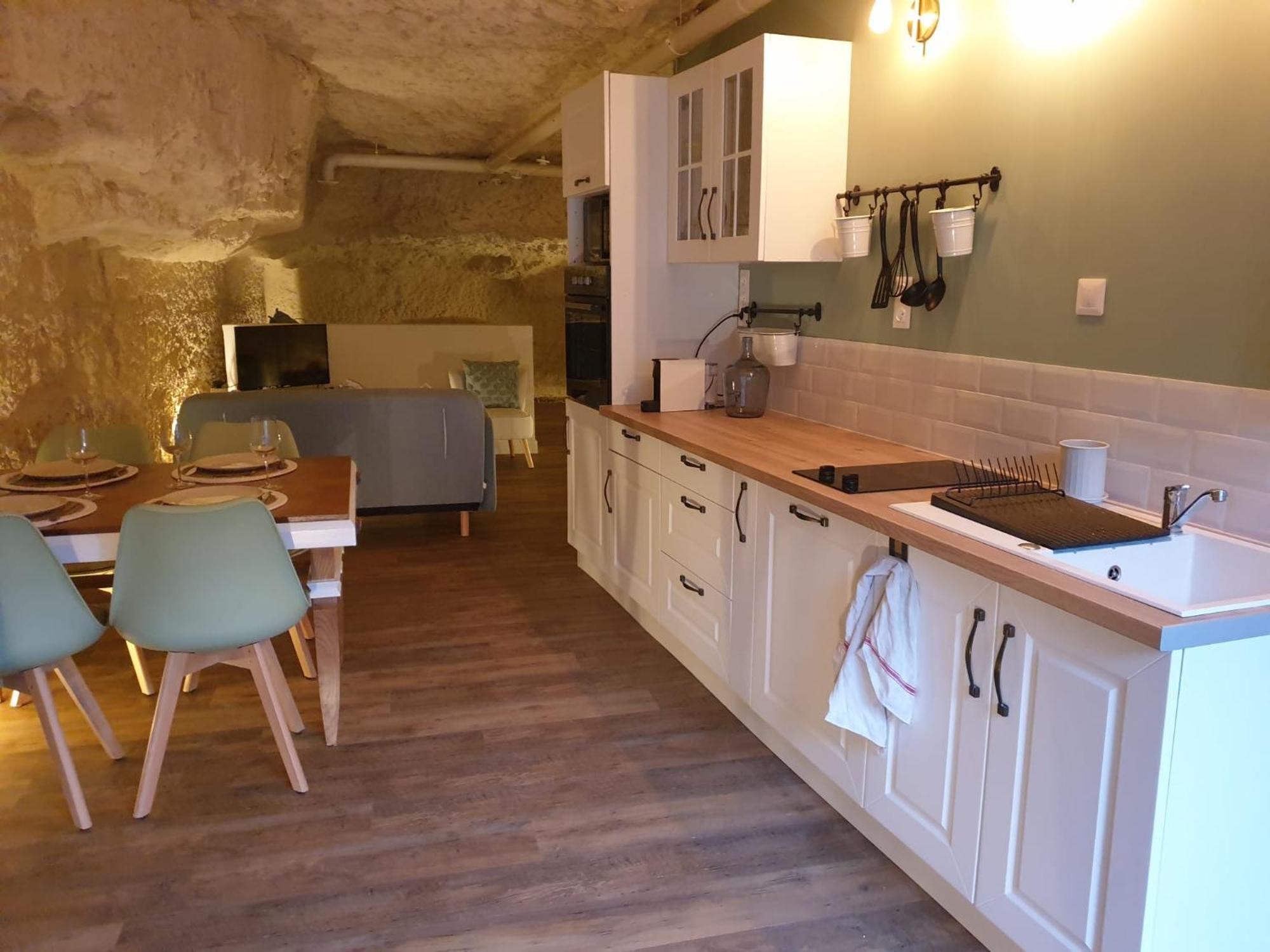 La Grotte Du Bonheur Apartman Cangey Kültér fotó